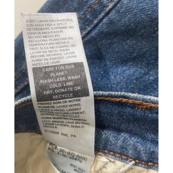 Levi Strauss Signature Denim Maxi Skirt Women’s 6 W28 Mid Rise Comfort Stretch - Picture 11 of 12